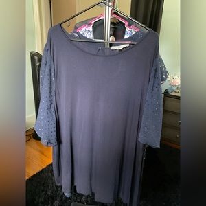 Sparkly Short Sleeve Blouse